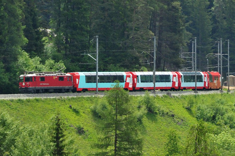 RhB Glacier Express, Allegra Triebwagen und andere (5)